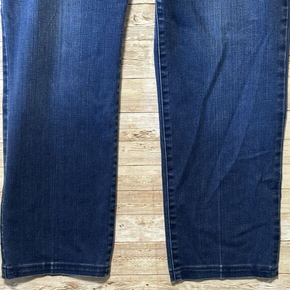 Chicos So Slimming Jeans Women 2.5 Short US 14 Short Stretch 5 Pockets Button - Picture 3 of 12